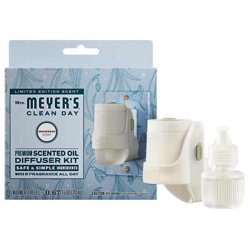 Snowdrop Plug In Scented Oil Warmer With Refill